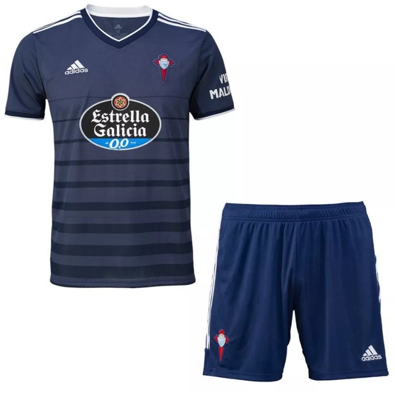 Kit infantil oficial Adidas Celta de Vigo 2020 2021 II jogador